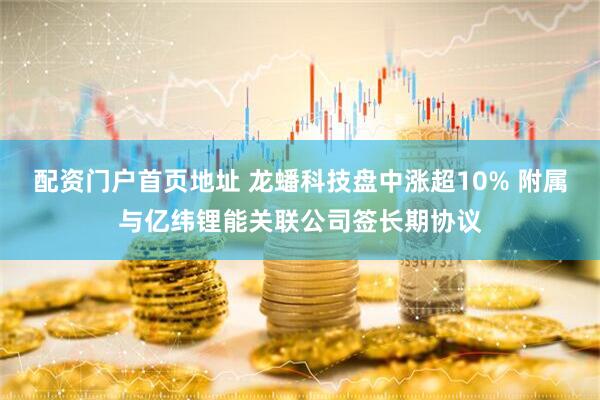 配资门户首页地址 龙蟠科技盘中涨超10% 附属与亿纬锂能关联公司签长期协议