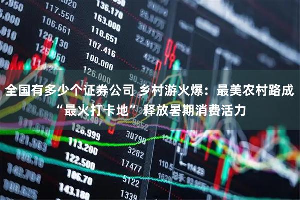 全国有多少个证券公司 乡村游火爆：最美农村路成“最火打卡地” 释放暑期消费活力