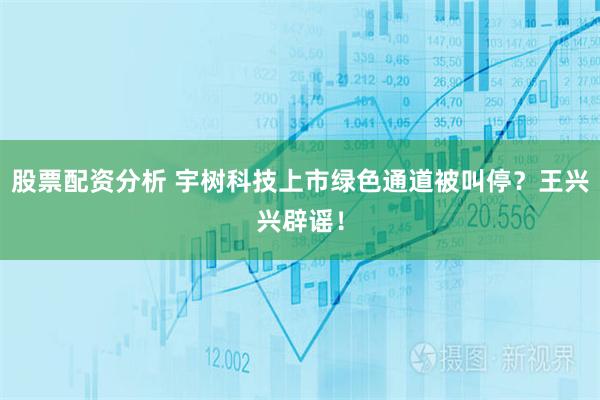 股票配资分析 宇树科技上市绿色通道被叫停？王兴兴辟谣！